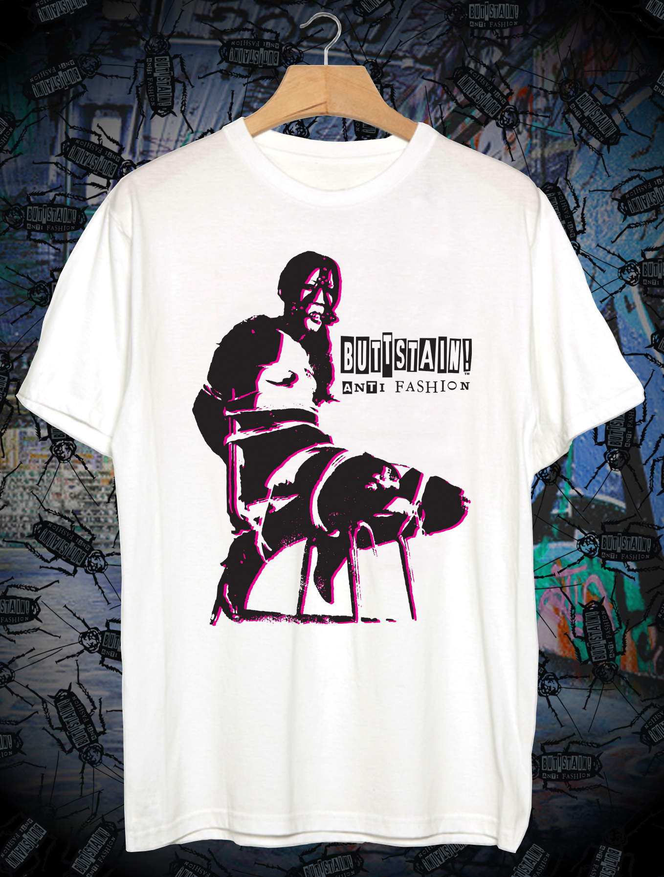 極希少✨BUTTSTAIN!バットステイン スウェット トレーナー ブラックXL buttstain tシャツオリジナル 極希少✨BUTTSTAIN!バットステイン